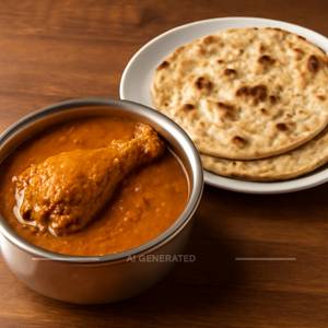 Chicken Qorma[Qtr]+ 3 Tandoori Roti