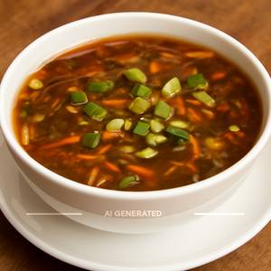 Veg hot & sour soup