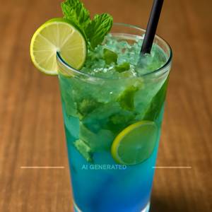 Blue Curacao Mojito