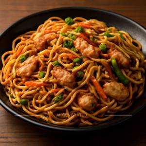Non Veg Burnt Garlic Noodles