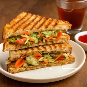Veg Grilled Sandwich (2 Pcs)