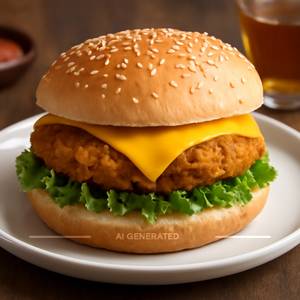Chicken cheese burger