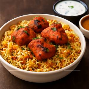 Chicken tikka biryani