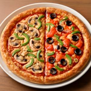 Half N Half Veg Pizza [12 Inches]