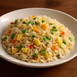 Egg fried rice half 