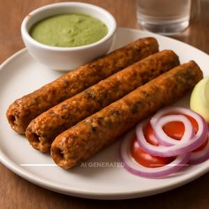 Veg seekh kebab
