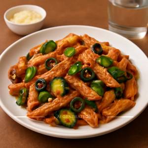 Veg pasta arrabbiata