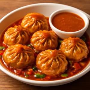 Chilli Paneer Momos [6 Pieces]