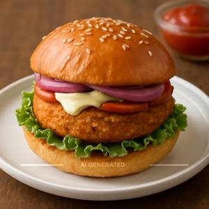 Aloo tikki burger