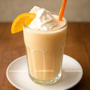 Orange milkshake