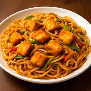 Paneer noodles