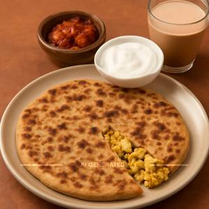 Aloo paneer parantha
