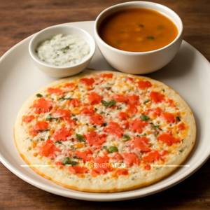 Tomato Onion Uttapam