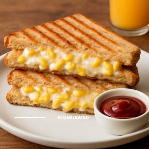 Corn Cheese Sandwich