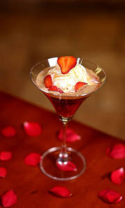 Strawberry Affogato