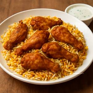 Chicken Wings Biryani 6pcs 