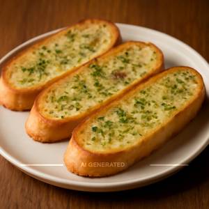 Plain garlic bread