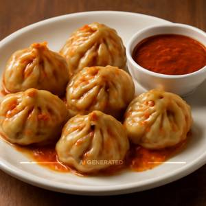 Veg Steam Momos [6 Pcs]
