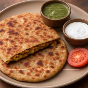 (2) Gobi Paratha 