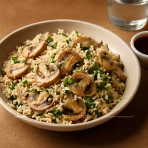 Mushroom Fried Rice