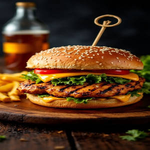 Grilled Chicken Burger