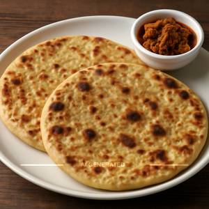 Aloo Paratha With Pickle