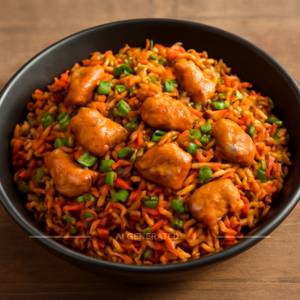 Chicken schezwan fried rice