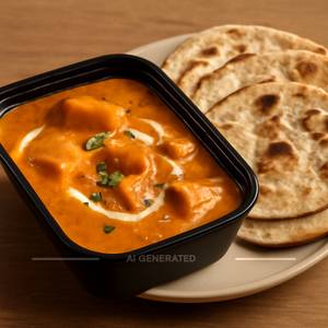 Shahi Paneer + 4  Tandoori Roti