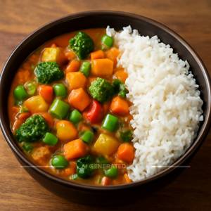 Mix Veg Rice Bowl