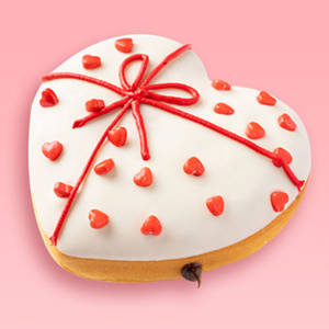 Knot Your Average Crush Heart Shaped Donut
