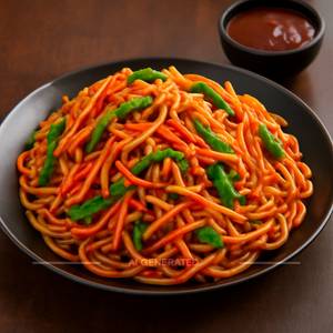 Veg schezwan noodles