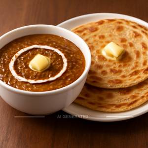 Dal Makhani(Half) + Butter Paratha (2 Pcs)