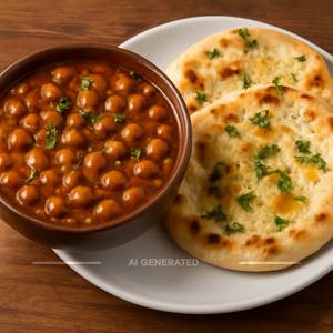 Chana Masala With Butter Kulcha (2 Pcs)