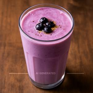 Blackcurrant lassi