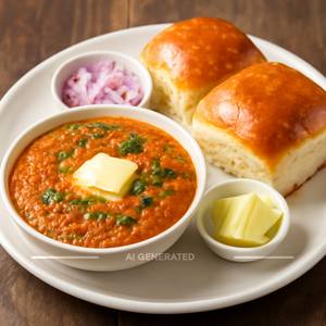 Butter pav bhaji