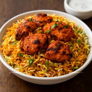 Chicken Tikka Biryani Boneless