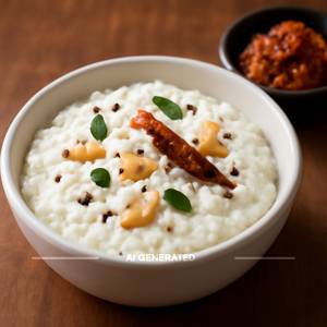 Curd Rice With Pickle