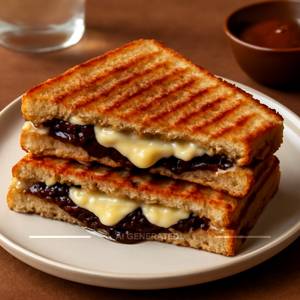 Chocolate Cheese Grilled Sandwich