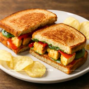 Paneer tikka sandwich