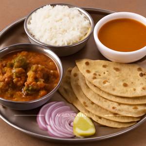 Mutton Masala Thali