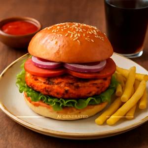 Tandoori Paneer Burger