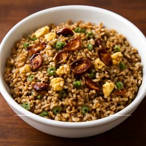Egg Burnt Garlic Fried Rice