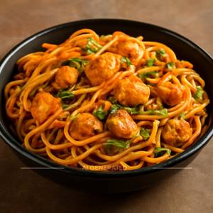 Chilli Garlic Noodles Chicken