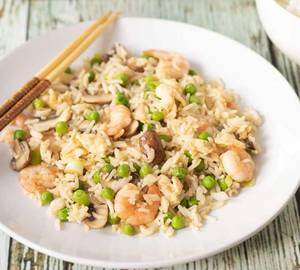 Prawns Mushroom Fried Rice