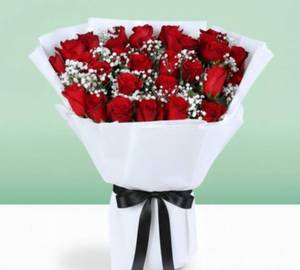 25 Stamp Red Rose Bouquet