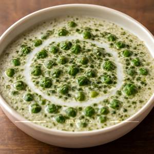Methi Mattar Malai (White Gravy)