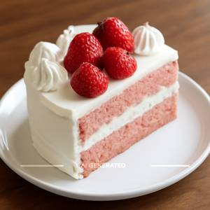 Strawberry Eggless Cake