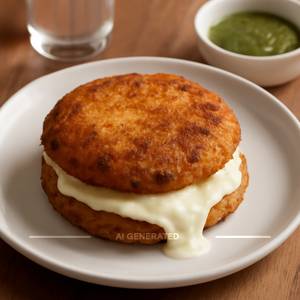 Aloo Tikki with Cheese
