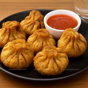 Chicken fried momos     [5 pcs]
