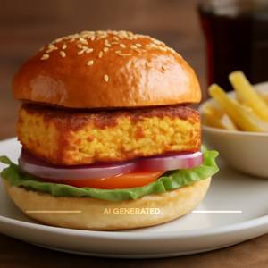 Paneer Tikki Burger